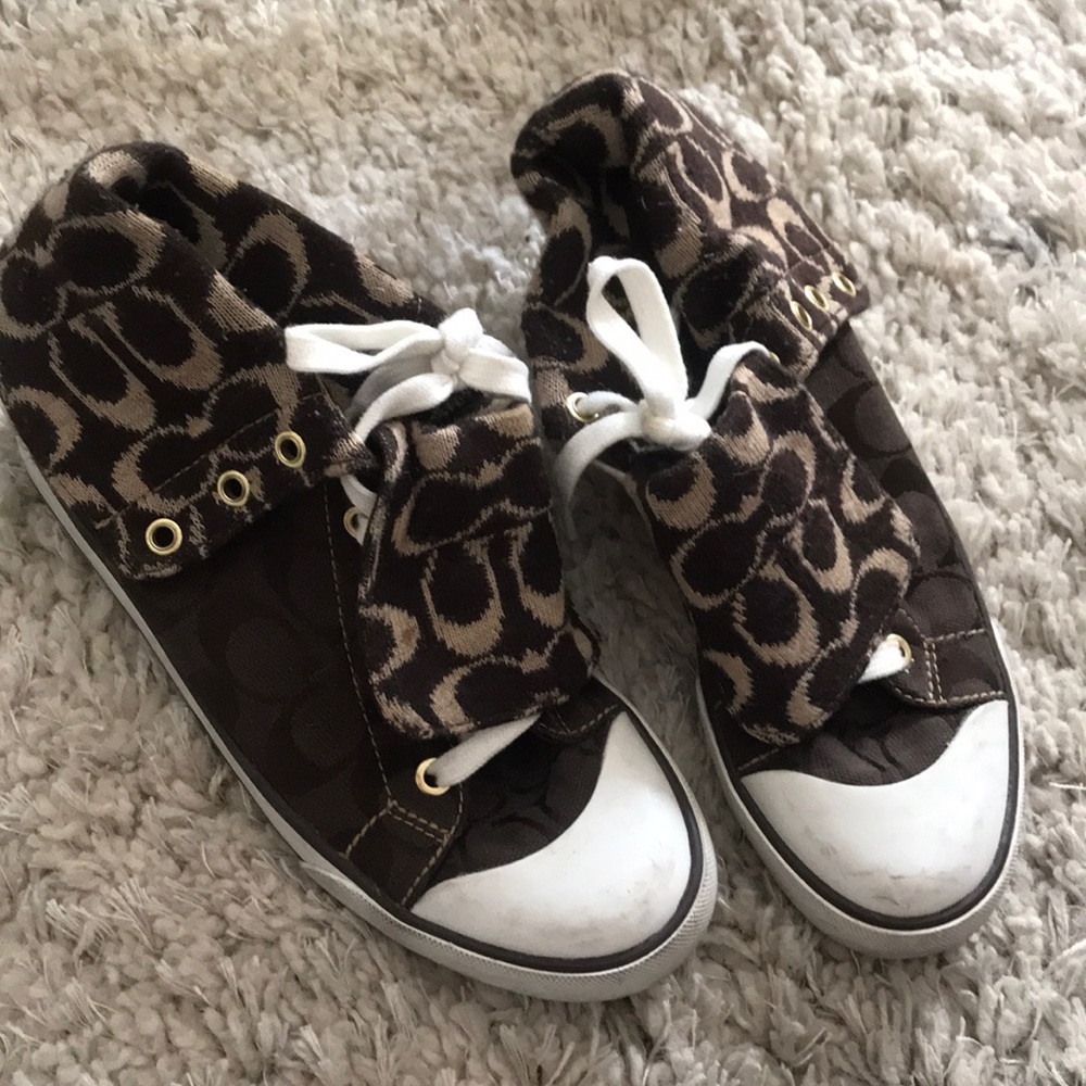 Coach fold over shoes